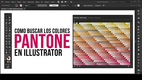 Colores Pantone Como Buscarlos En Illustrator Youtube