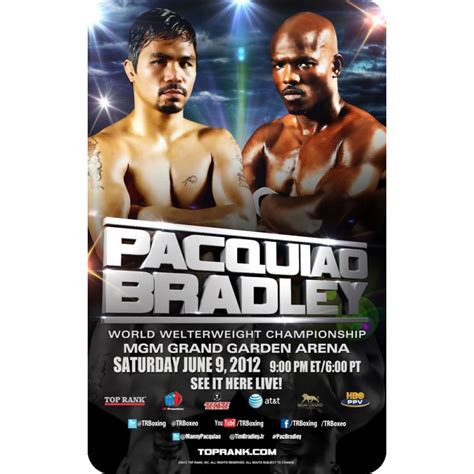 Blank walls suck, so bring some life to your dorm, bedroom, office, studio, wherever,printed on 185gsm semi. MANNY PACQUIAO VS TIMOTHY BRADLEY (FIGHT POSTER) FRIDGE MAGNET