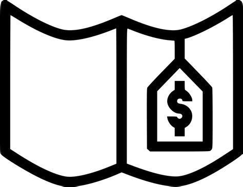 Book Cost Price Tag Dollar Expenses Expenditure Svg Png Icon Free