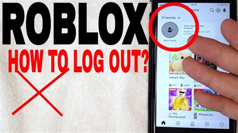 How To Log Out Of Roblox Account 🔴 Youtube