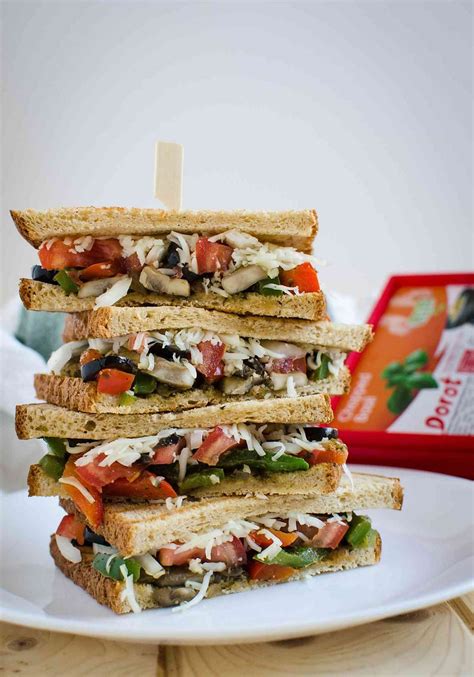 15 Min Easy And Healthy Italian Flavored Veggie Sandwich Recipe