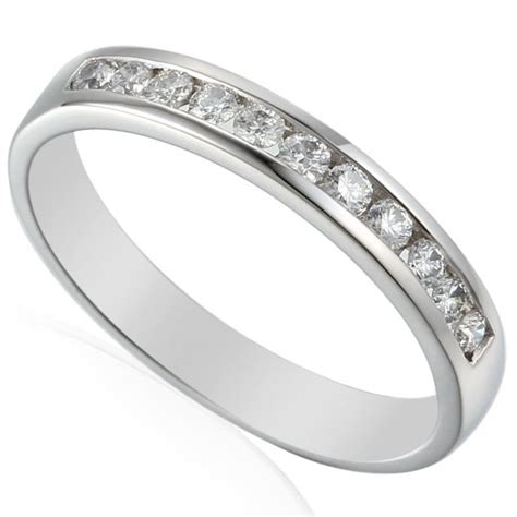Platinum Diamond Wedding Ring E Jewellery From Time Jewellers Uk