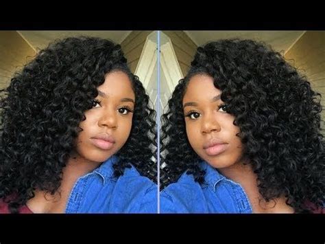 BRAIDLESS CROCHET No Cornrows No Leave Out Trendy Tresses Goddess Curls YouTube Braidless