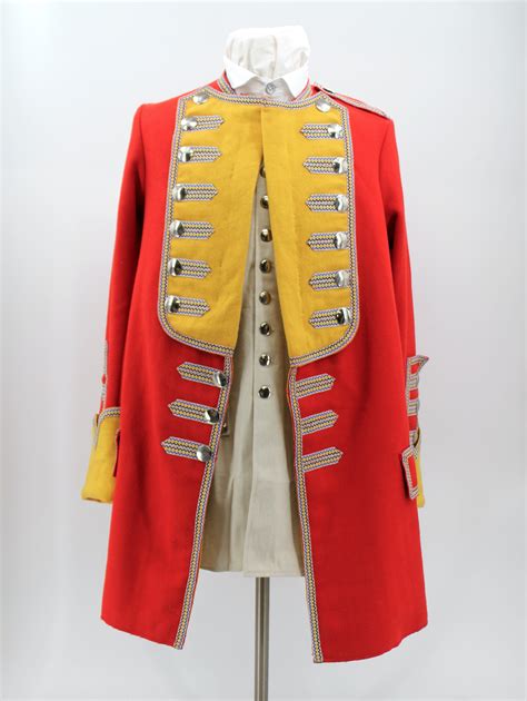 French And Indian War Period Uniform Coat Of The 44th Regiment Of Foot
