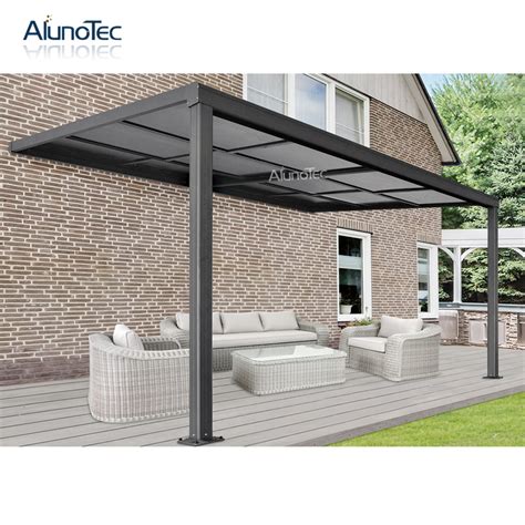 Outdoor Polycarbonate Sliding Patio Cover Gazebo With