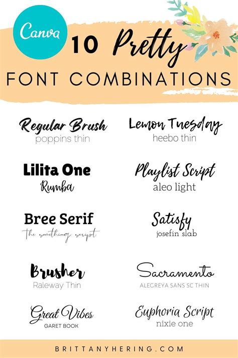 Best Font Combination Ideas Artofit
