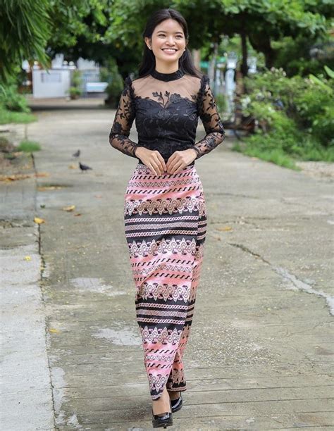 Phyu Phyu Htwe Fashion Burmese Clothing Myanmar Dress Design