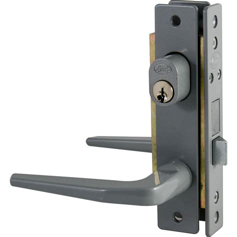 Cerradura para puerta de aluminio tipo Basic color negro eur función
