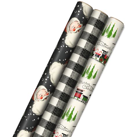 Old Fashioned Christmas 3 Pack Wrapping Paper 120 Sq Ft Wrapping