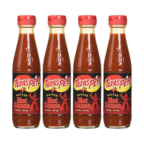 Texas Pete Hotter Hot Sauce Ounce Bottles Shipiloo