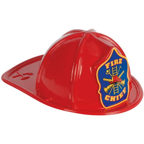 Loftus Fire Chief Fireman Firefighter Costume Hat Red One Size