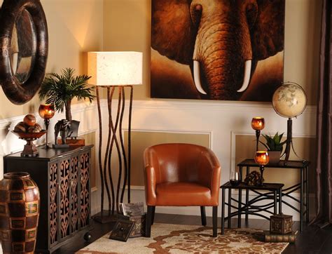 Choose colors, textures and wood grains reminiscent of the african landscape avoid pastels or bold colors, which do not match a safari theme. Take a walk on the wild side with this unique collection ...
