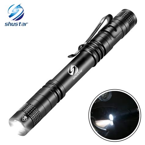 Pen Light Mini Portable Led Flashlight 1000 Lumens 1 Switch Mode Led