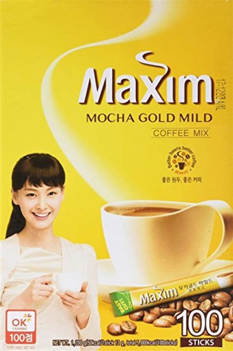 Maxim Mocha Gold Korean Instant Coffee 100pks Korea E Market