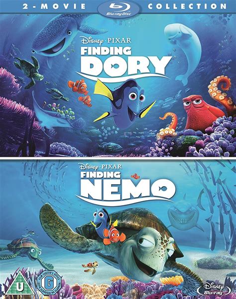 Amazon Com Finding Dory Finding Nemo Double Pack Blu Ray Albert