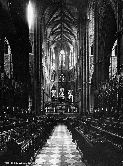 London Westminster Abbey Ninterior View Of Westminster Abbey London