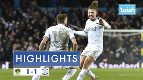 Highlights Leeds United 1 1 Preston North End 201920 Efl