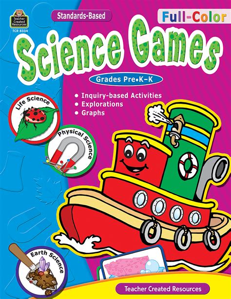 Full Color Science Games Prek K Tcr8334 Teacher