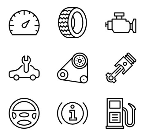 Auto Parts Icon At Collection Of Auto Parts Icon Free
