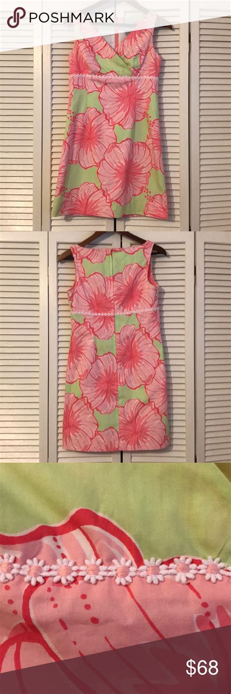 Lilly Pulitzer Pink And Green Sundress Size 2 Green Sundress Clothes Design Sundress