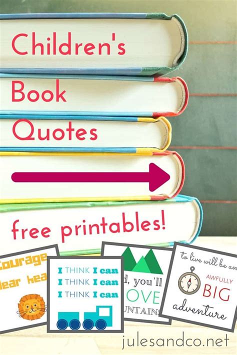 Free Printable Childrens Book Quotes Jules And Co