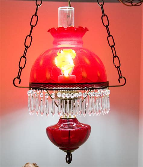 965 results for fenton art glass lamps. Victorian Style Hanging Lamp by Fenton Art Glass - Retro ...