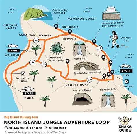 Shaka Guide S North Island Jungle Adventure Loop Itinerary Self