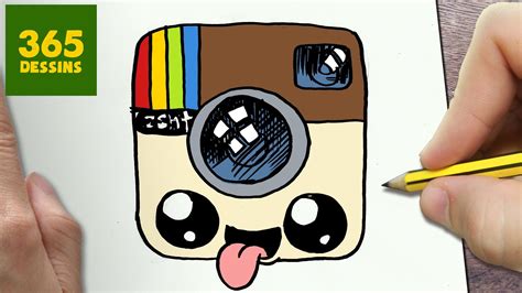 Comment Dessiner Logo Instagram Kawaii Étape Par Étape Dessins Kawaii
