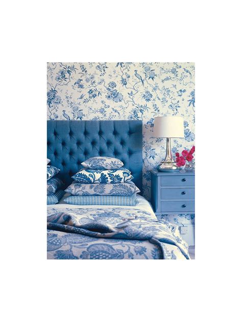 Sanderson Wallpaper Pillemont Dpempi101 China Blue Blue China