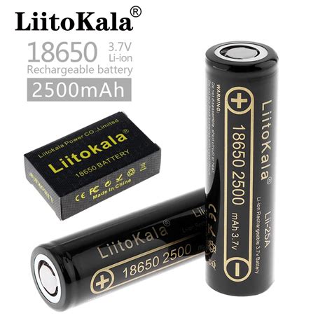 Liitokala Lii a Bateria De mah Bateria Recarregável Inr mah A Descarga