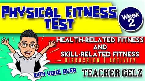 Physical Fitness Health Related Fitness And Skill Related Fitness