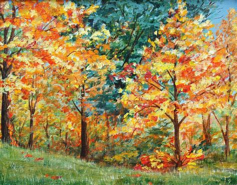 Fall Foliage By Annajo Vahle Uses Impressionism To Capture A Wide