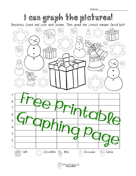 These christmas themed math worksheets for elementary schoolers are 1st grade or 2nd grade level math. Free Christmas/Winter Graphing Worksheet (Kindergarten ...
