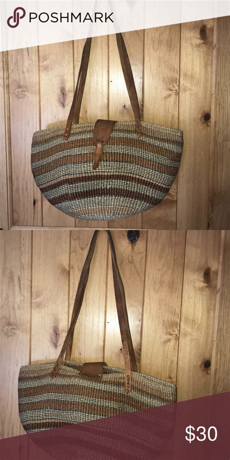 Vintage Handwoven Basket Purse Hand Woven Baskets Purses Hand Weaving