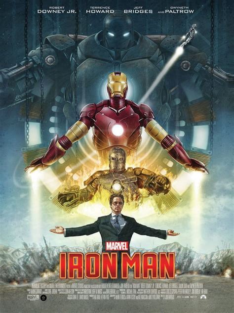 Iron Man 10th Anniversary Poster By Neil Davies Marvel Movie