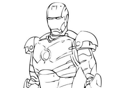 Iron Man Da Colorare Disegno Da Stampare Subito E Gratis