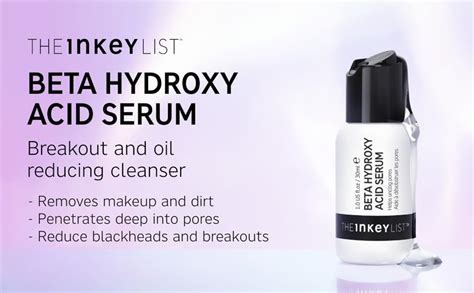 The Inkey List Beta Hydroxy Acid Serum With 2 Salicylic Acid And 1