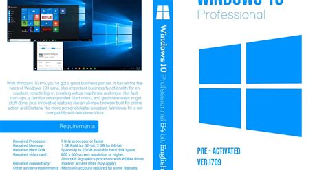 Windows 10 Pro Ver1709 X64 Bits Pre Activated Free Download Software Hub