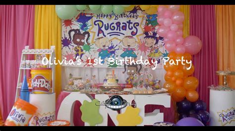 Olivias 1st Birthday Party Youtube