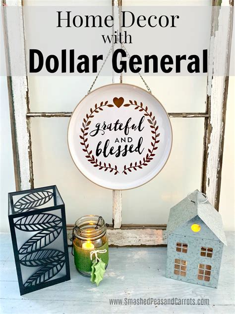 Discounts average $5 off with a family dollar stores promo code or coupon. Home Decor from Dollar General - Smashed Peas & Carrots