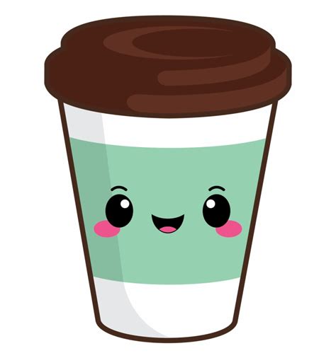 coffee clipart commercial use kawaii clipart latte mug etsy kawaii images and photos finder
