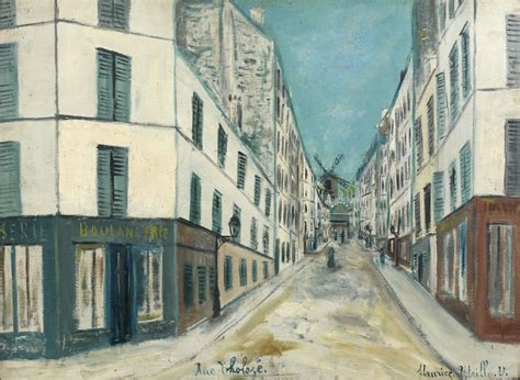 Tholoze Street At Montmartre 1912 14 Maurice Utrillo 1883 1955