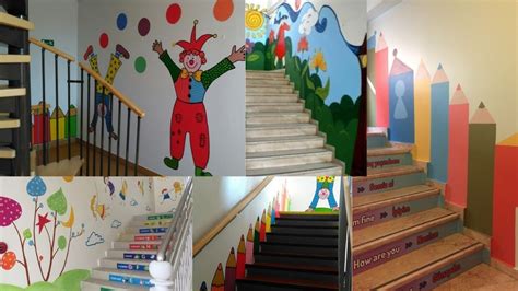 Stairs Decoration Ideas For Preschoolcorridor And Stair Decoration