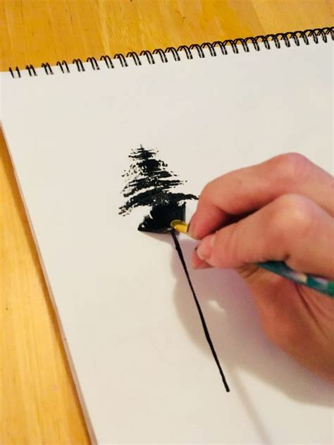 Painting Trees With A Fan Brush Step By Step Acrylic Painting Tree