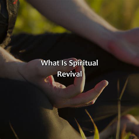 What Is Spiritual Revival Relax Like A Boss