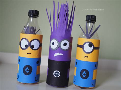 Diy Recycled Minions Bowling Game And Minions Party Ideas Minion