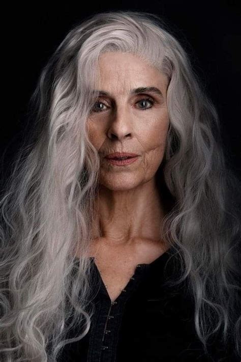 pin by kim smith on beautiful silver haired ladies older women hairstyles long hair styles