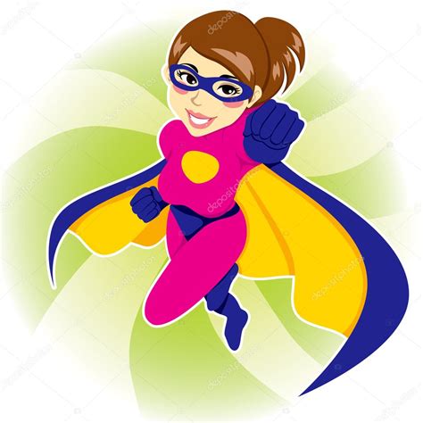 Superhero Woman — Stock Vector © Kakigori 12270024