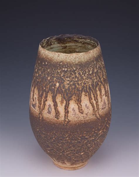 Vessel Lithium Glaze Mary Fox Pottery Glazed Bowl Bottle Vase