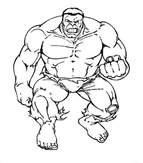 Impresionante Hulk Para Colorear Imprimir E Dibujar ColoringOnly Com